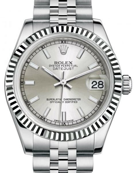 rolex datejust 31 silber|Rolex Datejust 31 price.